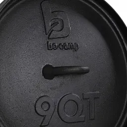 Казан з кришкою Bo-Camp Dutch Oven Cast Iron 31 cm / 7.1 L Black (2122415) - мініатюра 3