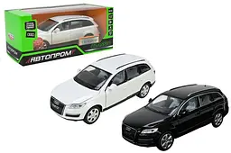 Іграшкова машинка позашляховик металева Audi Q7 1:32 Автопром світлозвукові ефекти 68310, кор. 18х9х8см