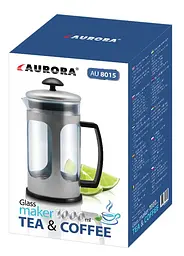 Заварник френч-прес Aurora AU 8015 1000мл - мініатюра 2