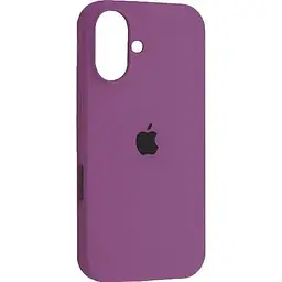 Силіконовий чохол iPhone 16 матове покриття накладний чохол мікрофібра Фіолетовий