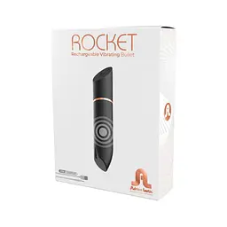 Віброкуля Adrien Lastic Rocket, що перезаряджається, з 10 режимами, 9х1.8 см (чорний) - мініатюра 4