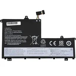 Батарея для ноутбука Lenovo L19M3PF2 (ThinkBook 14-IML 14-IIL 15-IIL 15-IML) 11.55V 4650mAh 54Wh Чорний - мініатюра 2