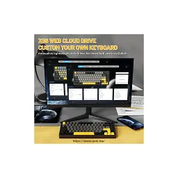 Клавіатура Attack Shark X86 RGB Wireless/Bluetooth/USB UA Star Black (X86SB_AS) - мініатюра 9