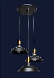 Лофт люстри Levistella 7526857F3-3 BK (300)