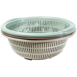 Друшляк Stars Plast 4 л бежевий (94024/беж) - мініатюра 2