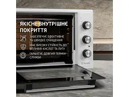 Духовка настільна Perfelli MIRAGE 37 WHITE - мініатюра 6