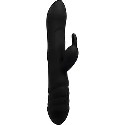 Вібратор-кролик Adrien Lastic Twister 23 см чорний
