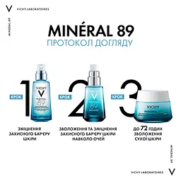 Насичений крем для сухої шкіри Vichy Mineral 89 Rich 72H Moisture Boosting Cream 50 мл - мініатюра 7