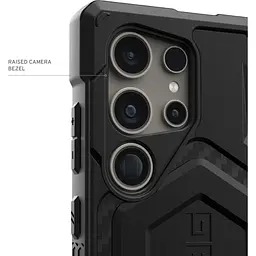 Оригінальний протиударний чохол UAG Monarch для Samsung Galaxy S24 Ultra (6.8") Carbon Fiber 214415114242 - мініатюра 12