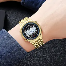 Наручний годинник чоловічий 2146GD Gold Skmei acs0030241 - мініатюра 4
