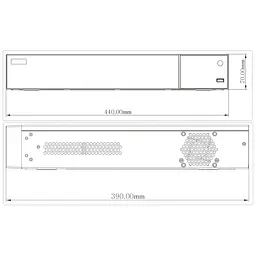 IP-відеореєстратор 16-канальний 12Mp TVT TD-3316H4-16P-A2 з 16 портами PoE (77-00350) - мініатюра 3