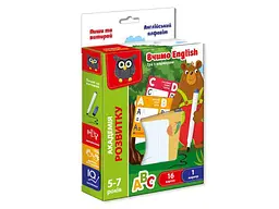 Гра розвиваюча VLADI TOYS "Пиши та витирай. Англійський алфавіт" VT5010-23 (укр)