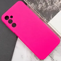 Чохол Silicone Cover Lakshmi Full Camera (AAA) для Samsung Galaxy A14 4G/5G Рожевий / Barbie pink - мініатюра 5