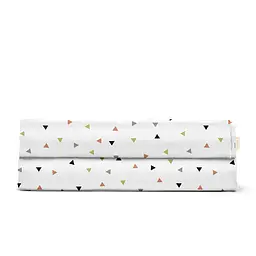 Дитяче простирадло Cosas Colorful Triangle CS1 110х160 зелене (DeltaColorV2-6285_110x160)