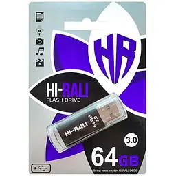Флеш-накопичувач Hi-Rali Rocket Series USB 3.0 - 64GB Чорний Epik teh0029226 - мініатюра 2