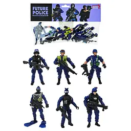 Колекційна фігурка спецназу Future Police у тактичному екіпіруванні (5898-126)