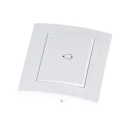 Кнопка дзвінка Brille VB-1VB wh L15-009 - мініатюра 2