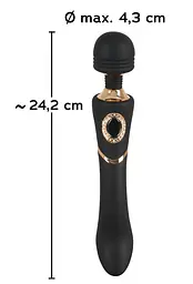 Вібромасажер Cleopatra Wand Massager чорний - мініатюра 4