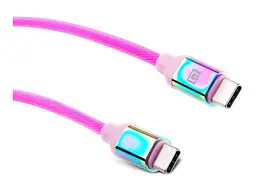 Кабель REAL-EL Premium USB Type C - Type C Rainbow 1m (EL123500053) - мініатюра 7