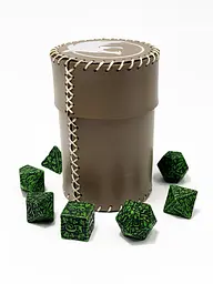 Настільна гра Планета Ігор Чаша для кубиків Вовк (коричнева) (Dice cup Wolf brown) (pi-dc008) - мініатюра 4
