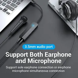 Хаб USB 3.0 -> 3хUSB 3.0/2хTRS Audio/USB Micro 1.0 м. Vention - мініатюра 8