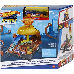 Ігровий набір Hot Wheels City Бургерна в центрі міста (HDR26) - мініатюра 3