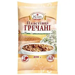 Пластівці Козуб Продукт 400г гречані в пакеті