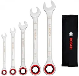 Ключі комбіновані Professional, 8,10,13,17,19мм, набір 5шт Bosch hoz0013895
