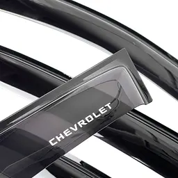 Дефлектори вікон вітровики Chevrolet Epica / Evanda 2006-2012 Voron Glass - мініатюра 4