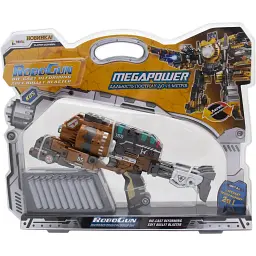 Іграшковий пістолет-трансформер Devik Toys RoboGun 2 в 1 Megapower 10 м'яких куль (K05) - мініатюра 3