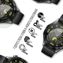 Гідрогелева плівка на годинники HUAWEI Watch GT 4 46mm ArmorStandart захисна плівка для смарт годинників прозора (ARM73619) - мініатюра 2