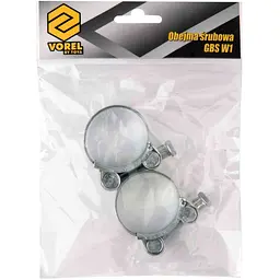 Хомут сталевий Yato GBS W1 Vorel 35-38/20 мм оцинкований з гвинтовим затискачем 2 шт. (73794) - мініатюра 2