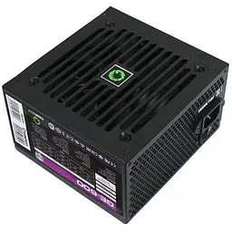 Блок живлення 600 Вт, GameMax GE-600, чорний, 80+ Basic, Active PFC, 12 см, 3xMolex/5xSATA/2x6+2-pin/1x4+4-pin/1x20+4-pin,