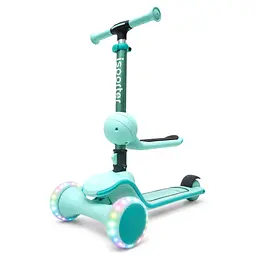 Самокат iSporter EVO 2 в 1 з сидінням зелений (M2_Green)