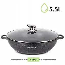 Сотейник Kamille KM-4486 32 см - мініатюра 4