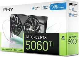 Відеокарта PNY RTX 5060 Ti 16GB Overclocked Dual Fan (VCG5060T16DFXPB1-O) (GDDR7, 128 bit, PCI-E v5.0 x8) - мініатюра 8