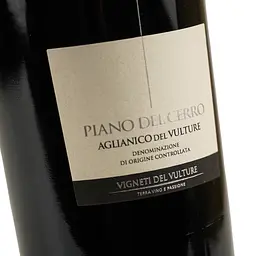 Вино Vigneti Del Vulture Piano Del Cerro Aglianico Del Vulture червоне сухое 13.5% 0.75 л - мініатюра 4