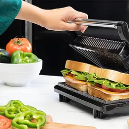 Гриль електричний CECOTEC Rock&nGrill 750 Full Open - мініатюра 2