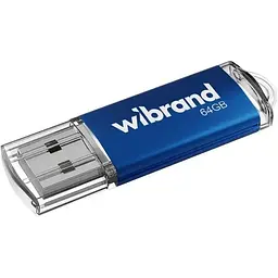 USB флеш накопичувач Wibrand 64GB Cougar Blue USB 2.0 (WI2.0/CU64P1U)