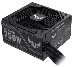 Блок живлення 750 Вт, Asus TUF Gaming, чорний, 80+ Bronze, Active PFC, 135 мм, 4xMolex/8xSATA/4x6+2-pin/2x4+4-pin/