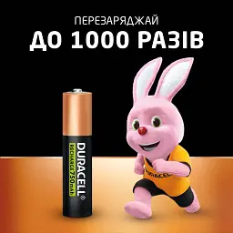 Акумулятор Duracell AAA HR03 750mAh * 4 (5007331) - мініатюра 3