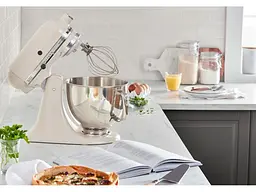 Кухонна машина KitchenAid Artisan 5KSM125EMH з відкидним блоком 4.8 л молочна - мініатюра 8