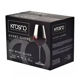 Набір келихів для червоного вина Krosno Avant-Garde, скло, 490 мл, 6 шт. (790992) - мініатюра 3