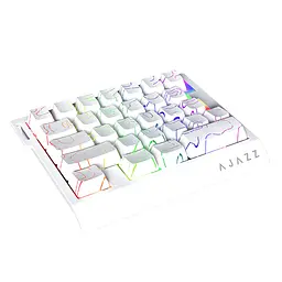 Ігрова дротова магнітна клавіатура Ajazz AK029 / Ice Island Switch / White Lines - мініатюра 4