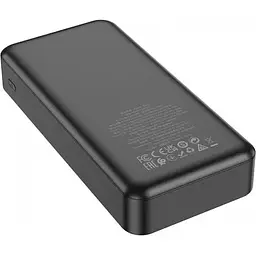 Портативна батарея Hoco Cool figure power bank J102A 20000mAh 20W чорна 6931474783622 - мініатюра 7