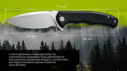 Ніж складаний Civivi Mini Praxis (C18026C-2) чорний - мініатюра 7