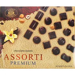 Конфеты Бісквіт-Шоколад Assorti Premium шоколадные 200 г