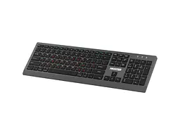 Клавіатура Maxxter KBW-01G-UA Wireless Grey/Black - мініатюра 2