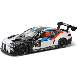 Іграшкова машинка BMW M4 GT3 Автопром 1:32, метал, світло та звук, колекційне авто