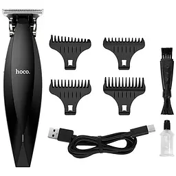 Машинка для стрижки волосся Hoco HP25 Electric 600 mAh Black - мініатюра 6